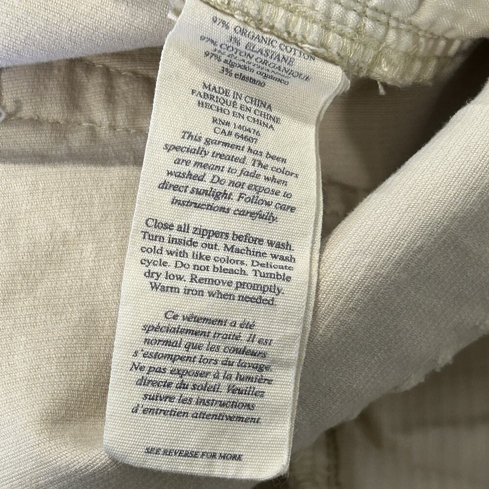 Faherty Womens 5 Pocket Corduroy Pants Ivory Women’s 28 - Picture 5 of 8